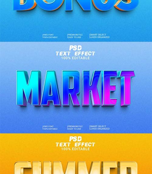 Psd textual content impact set vol 497