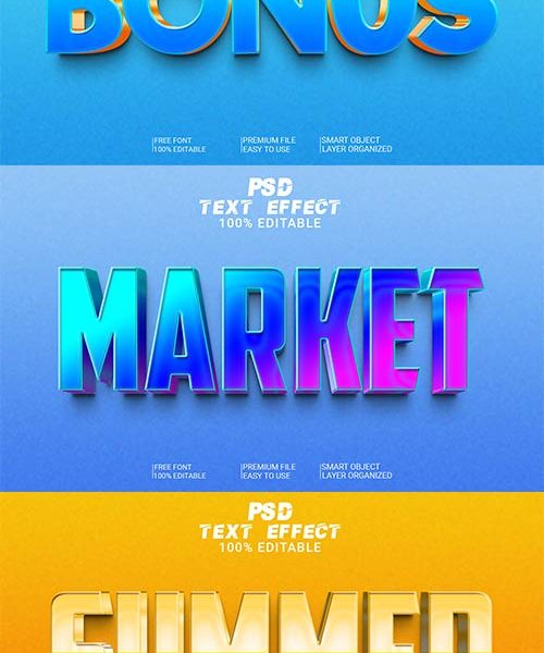 Psd textual content impact set vol 497