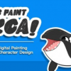 Let’s Paint an ORCA! Line Paintings & Digital Painting Workshop