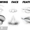 The easiest way to Draw lifelike Eyes, Nostril and Lips with…