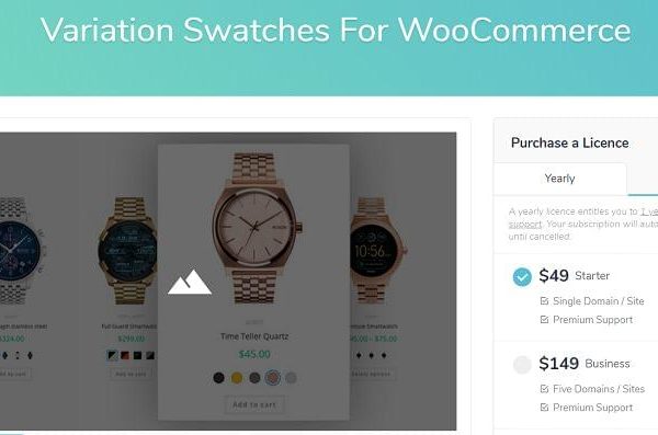 WooCommerce Variation Swatches Professional v1.1.18 – GetWooPlugins