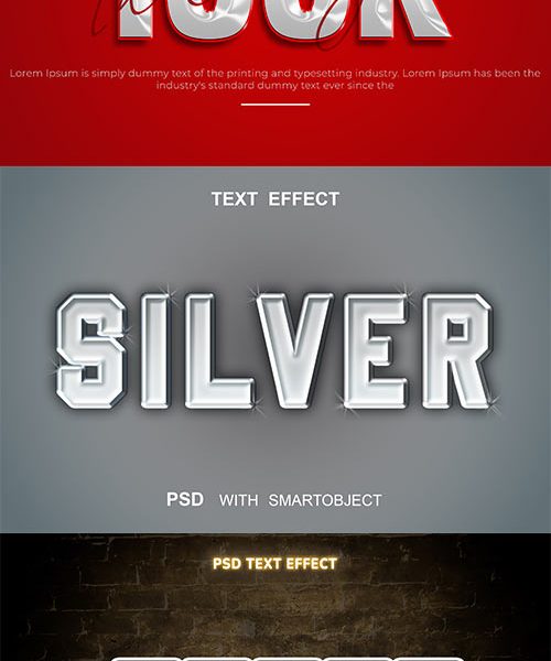 Psd textual content impact set vol 543