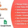 WooSheets (WPSyncSheets) v6.8 – Deal with WooCommerce Orders With Google Spreadsheet