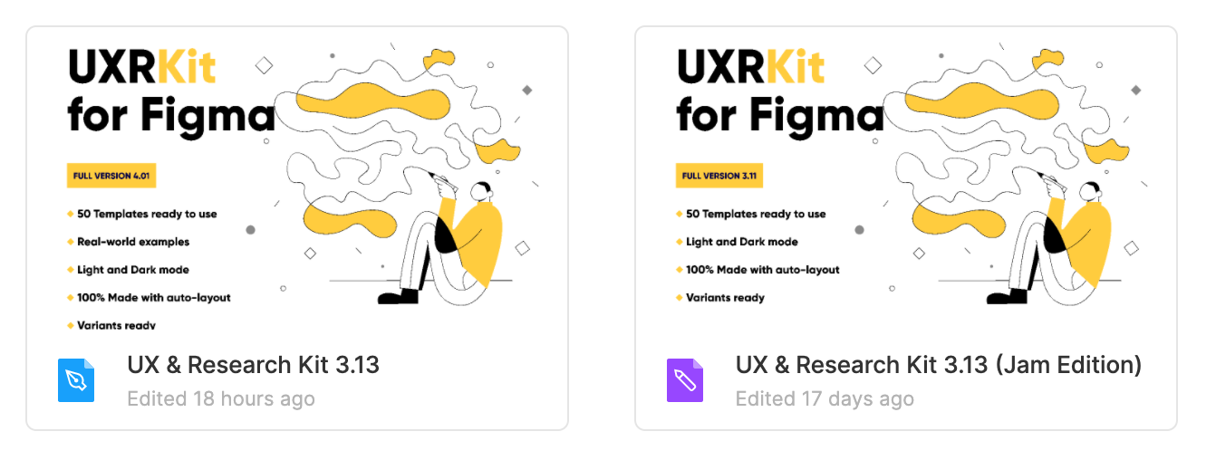 UXR Package v4.02 + v3.13 – 50 Analysis and Documentation templates…