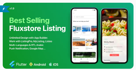 FluxStore Itemizing v3.0.0 The Greatest Listing WooCommerce app by Flutter